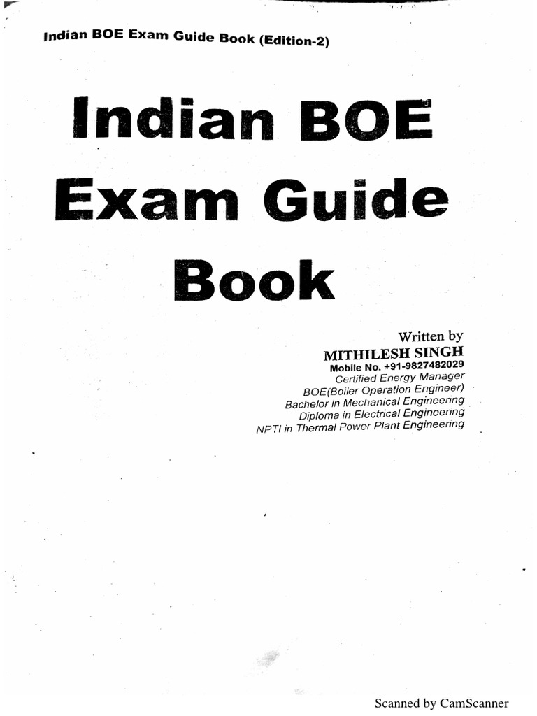 BOE Exam Guide PDF