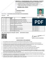 December 2019 exam hall ticket