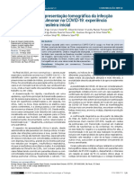 Apresentação Tomográfica Da Infecção Pulmonar Na COVID-19 Experiência Brasileira Inicial PDF
