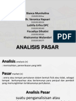 ANALISIS PASAR