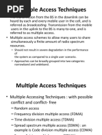 Multiple Access Techniques