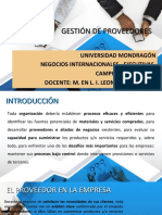 # 4 Gestión de Proveedores