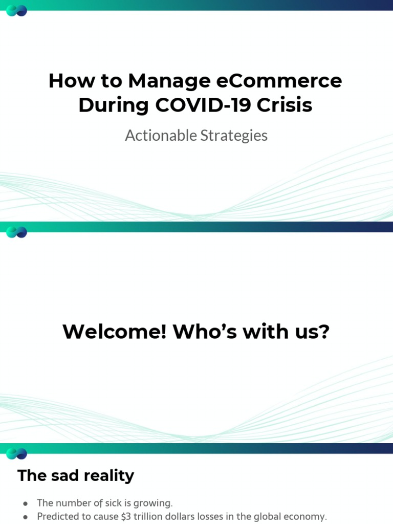 How To Manage ECommerce During COVID-19 Crisis | PDF | Search Engine ...