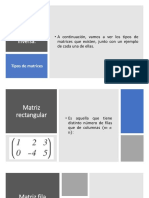 Matriz Traspuesta, Cuadrada, Unitaria e Inversa