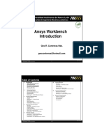 Ansys Workbench Ansys Workbench: Agenda (Day 1)