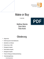 Make or Buy Vortrag