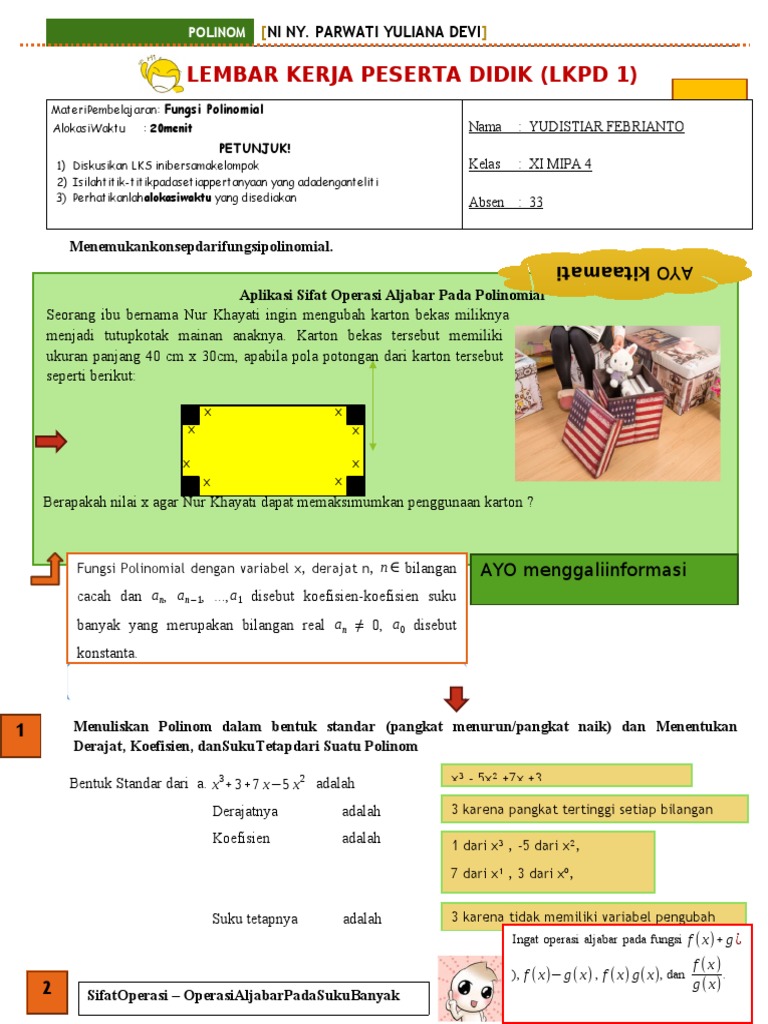 LKPD 1 | PDF