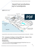 US$2-billion Liquid Fuel Production Facility Coming To Lewisporte - Local-Business - Business - The Telegram