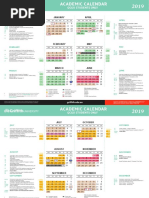 Um Academic Calendar Academic Term Postgraduate Education