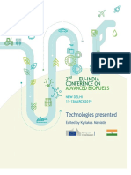 Booklet On Technologies Presented at The 2nd EU India Conference On Advanced Biofuels