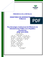 Plan Estrategico Map 2016 2020 PDF