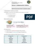 Sustantivos Lenguaje 5 PDF