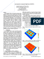 Electro-Thermal Analysis For Automotive High Power Mosfets