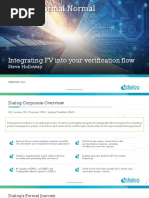 Integrating FV Into Your Verification Flow: Steve Holloway