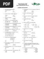 Algebra-Trigonometry Problems