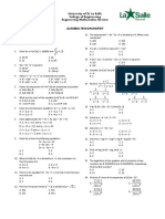 Engineering Math Review