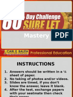 SURE LET Mastery Test 2