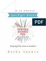 Printable Resource Pack by Becky Spence PDF