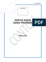 PK19 Lampiran 2 Format Kertas Kerja