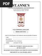 EC8711 EMBEDDED LABORATORY Lab Manual