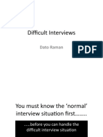 PD 20-Difficult Interviews