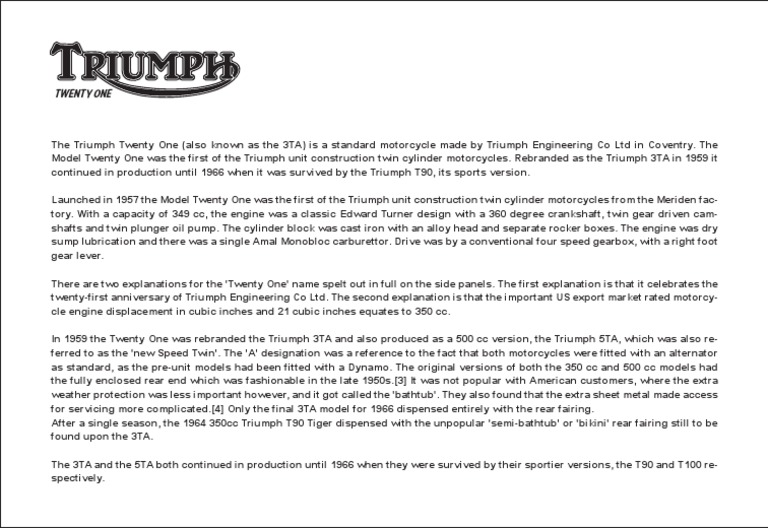 TRIUMPH | PDF