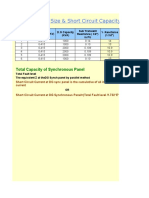 Short Circuit Current of D.G Synchronous Panel (1.1.19)