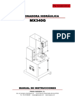 Manual de instrucciones punzonadora hidráulica MX340G