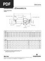 CBB-Series Actuator Data Sheet | PDF | Valve | Piston