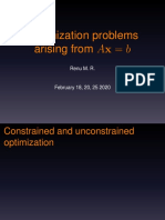 Optimization Problem Ax B
