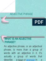 What is an Adjective Phrase? Key Details and Examples