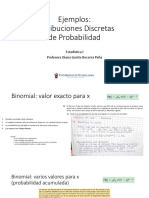  Distribuciones discretas de probabilidad