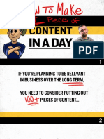 How To Create 64 Pieces of Content in A Day PDF