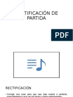 RECTIFICACIÓN DE PARTIDA