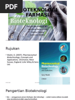 Kuliah 1 Bioteknologi Farmasi