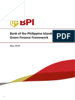 BPI's Green Finance Framework Summary