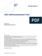 T-Mu-Md-00009-F3-V2.0 - AEO Self-Assessment Tool