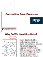 PETE 355 Pore Pressure PDF