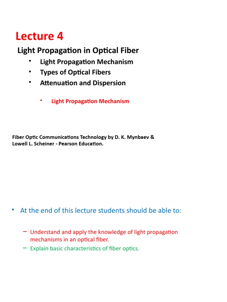 Understanding Light Propagation in Optical Fibers: Mechanisms, Fiber ...