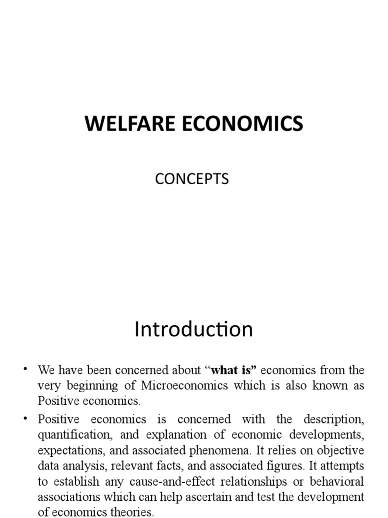 Understanding Welfare Economics Concepts | PDF | Welfare Economics ...