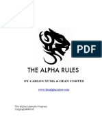 The Alpha Rules - Carlos Xuma&Dean Cortez