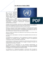 Organismos Internacionales Vinculados Con El Desarrollo Sustentable