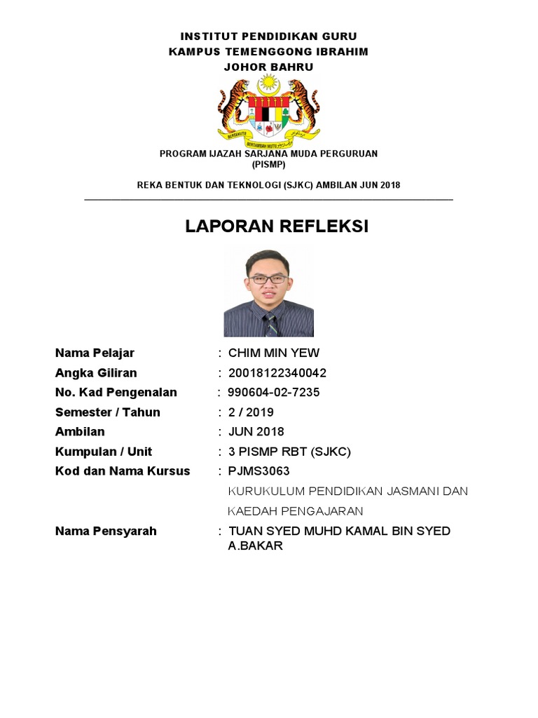 Laporan Refleksi