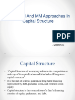Capital Structure - Trda... and MM