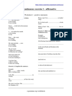 Present Continuous Positive PDF