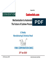 Mechanisation To Automation The Future of Cashew Processing Vink Corporation PDF
