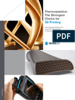 Thermoplastics: The Strongest Choice For: 3D Printing