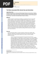 NIH Public Access: The Risks Associated With Alcohol Use and Alcoholism