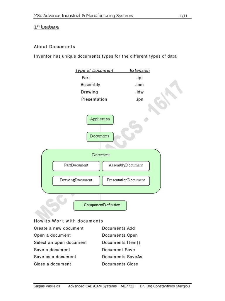 Advanced CAD CAM Systems-L01 | PDF | Debugging | Plane (Geometry)