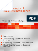 The Concepts of Business Intelligence